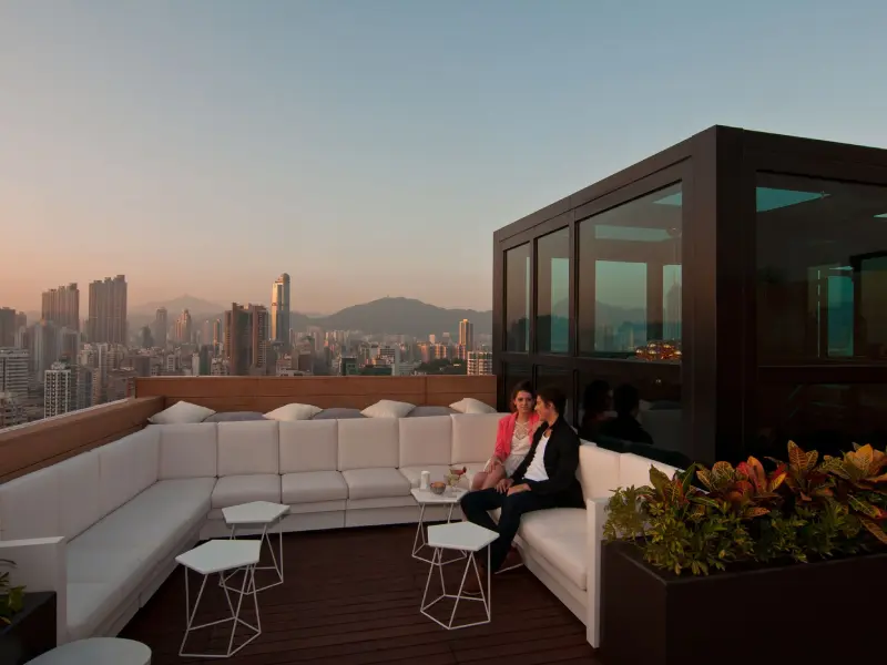 Rooftop mit Blick